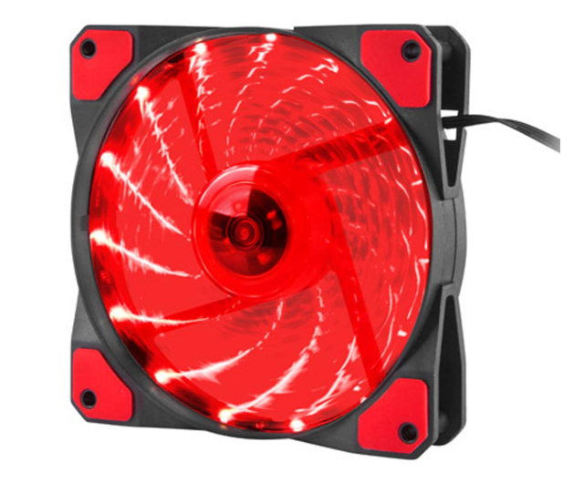 NATEC Genesis Hydrion 120 czerwony LED NGF-1166 - 646837 - zdjęcie